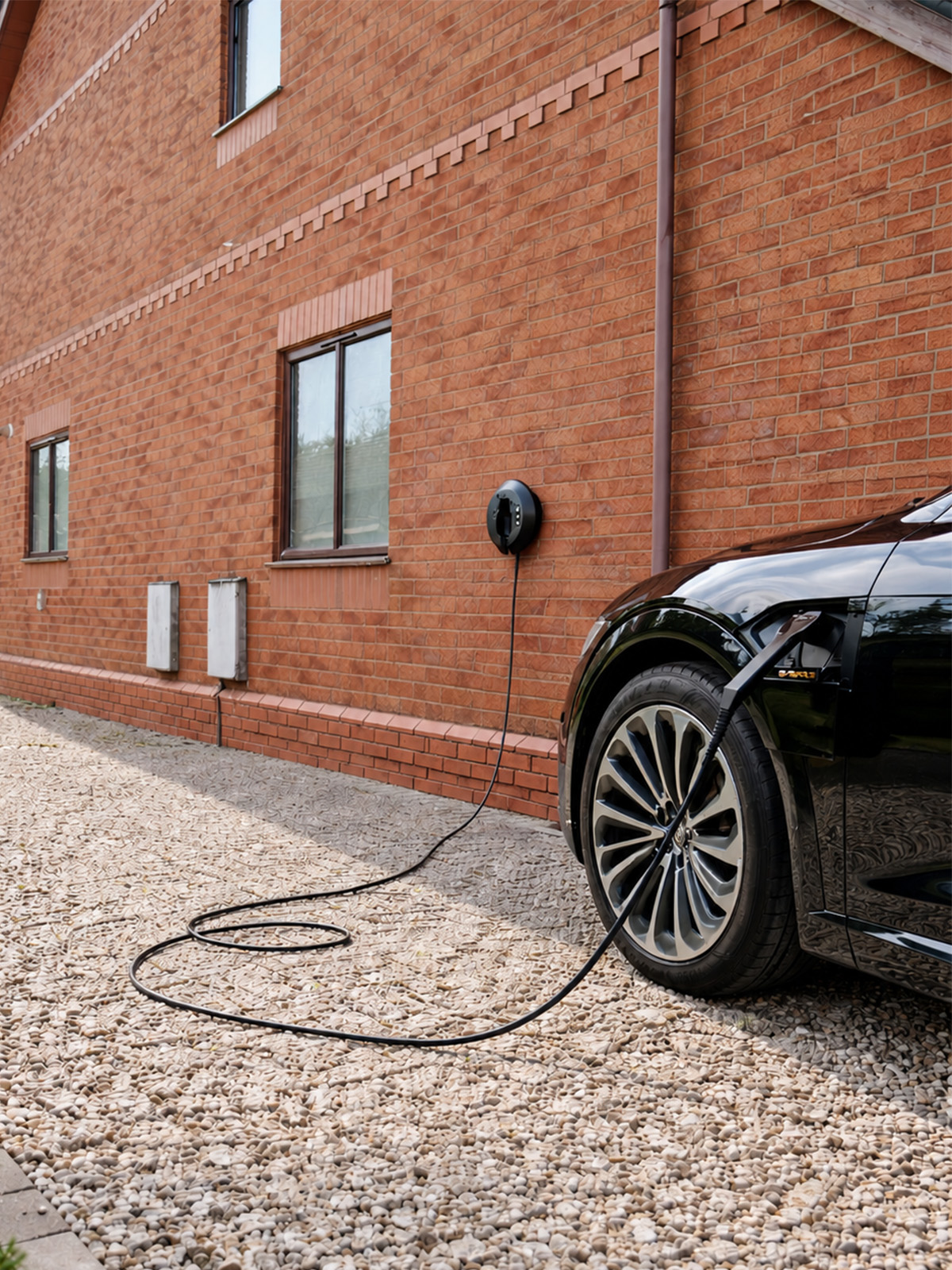 Xplug EV charger installed at a modern UK home